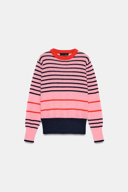 STRIPED KNIT JUMPER