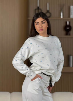 K13200 Джемпер (вязаный трикотаж) БЕЛЫЙ