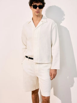 Шорты из хлопка и льна ZR2605042109-2 / Zarina