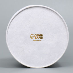 Коробка шляпная бархатная С Новым годом, белая, 12 х 12 см - Дарите счастье фото 6