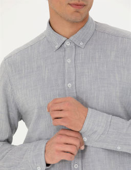 Mavi Regular Fit Uzun Kollu G_mlek - Pierre cardin фото 7