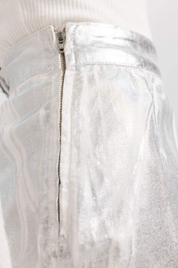 Крутая мини-юбка А-образного выреза - Defacto фото 5