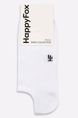 Цена за 6 шт. Однотонные укороченные носки Happy Fox  фото 6