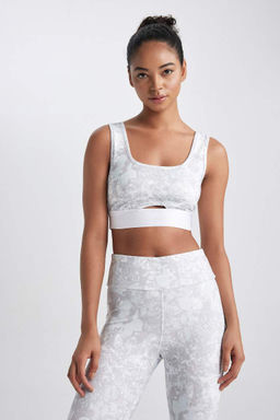 Спортивный бюстгальтер DeFactoFit с круглым вырезом  фото 4