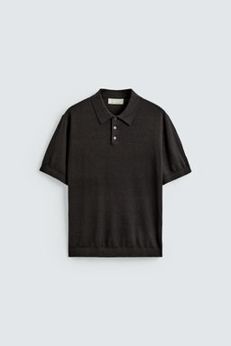 POLO PUNTO C??AMO - ALGOD?N / Marr?n