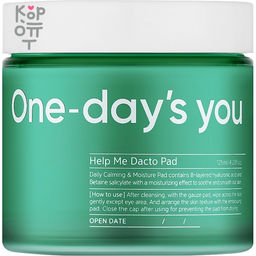 ONE-DAYS YOU Help Me Dacto Pad - Увлажняющие тонер-пэды с Гиалуроновой Кислотой 250мл. (60шт.) ,