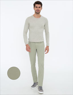 Su Ye_ili Slim Fit Kanvas Pantolon
