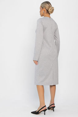 Платье трикотажное Лаурель (светло-серое) П14248-25М - Lt collection фото 3