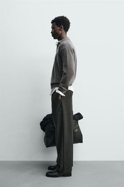 WOOL - CASHMERE KNIT POLO SHIRT - Zara фото 4