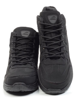 03-CRK7707-7 BLACK Ботинки зимние мужские (искусственные материалы)