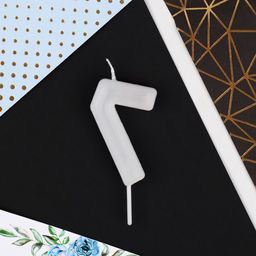 Свеча в торт цифра 7, разноцветная - Страна карнавалия фото 4