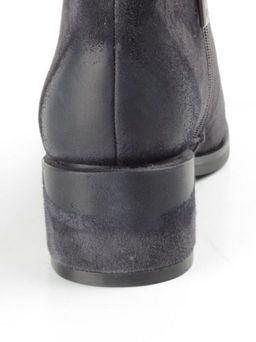 04-R181-2 GREY Ботинки зимние женские (натуральная замша, натуральный мех) - Фабричный китай фото 8