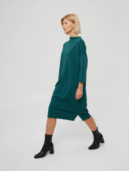 Платье трикотажное KATHARINA KROSS KK-DK-0004-АН-т.бирюзовый  фото 5