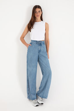 Kad_n A__k Mavi Jean Pantolon Sepette S_rpriz _ndirim