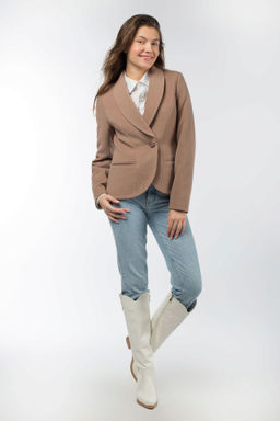 01-08375 Пальто женское демисезонное - El podio фото 2