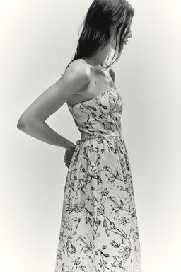 Vestido bandeau de algodon - H&m фото 5
