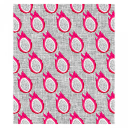 Полотенце кухонное 50х50см "Питахайя", вафельное полотно 180г/м2, хлопок 100%, без упаковки, "Домашняя мода" (Россия)