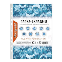 Файл-вкладыш А4 30мкм Calligrata матовый, вертикальный, 50шт  фото 3