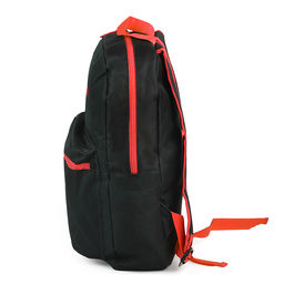 Рюкзак "Black" подростковый 40x29x17 см (14 л) 250 г, 1 отделение на молнии, 1 передний карман, черный с красным