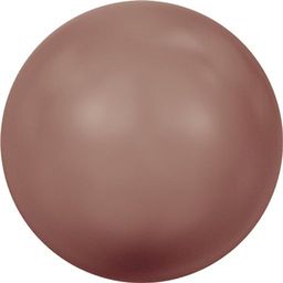 Бусина стеклянная 5810 10 мм 5 шт в пакете под жемчуг розово-коричневый (VEBRP 951)