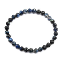 Браслет из кианита шарик граненый 6мм, 17см