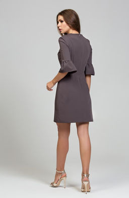 Нарядное платье темный мокко - Donna saggia фото 5