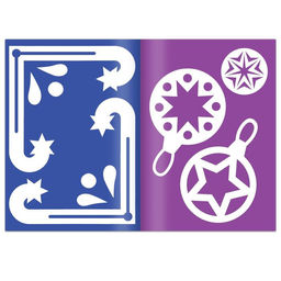 Цена за 2 шт. Книжка - вырезалка «Новогодние украшения», 24 стр.