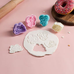 Набор плунжеров кондитерских Доляна Летний сон, 4 шт, 9,5?9?4,6 см, цвет МИКС