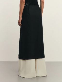 Полуюбка на завязках из тенселя / Zarina  фото 5