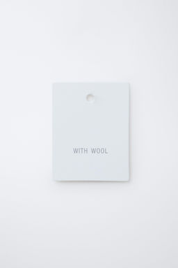 BUTTON-UP WOOL BLEND CARDIGAN