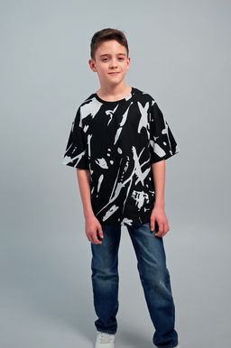 Детская футболка оверсайз Happyfox