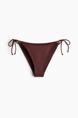 Braga de bikini cheeky con tiras de anudar