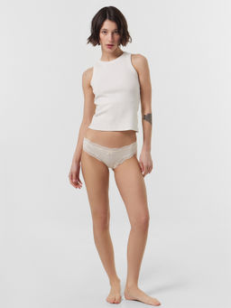 Цена за 2 штуки! ТРУСЫ ЖЕНСКИЕ абстрактный рисунок на молочном 412743 - Mark formelle фото 3