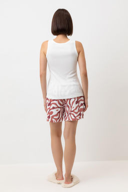 Е 20159/сахар,анималистичный орнамент пижама жен