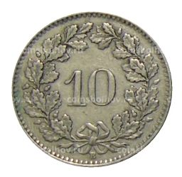 10 раппенов 1945 года Швейцария