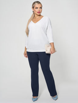 Джемпер 0057-9 белый бриллиант