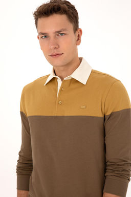 Erkek Hardal Sweatshirt - U.s. polo assn фото 2