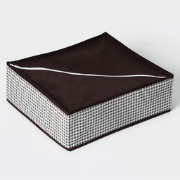 Органайзер для хранения белья Доляна Вилли, 18 ячеек, 353012 см, бело-коричневый  фото 3