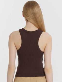 Топ женский коричневый