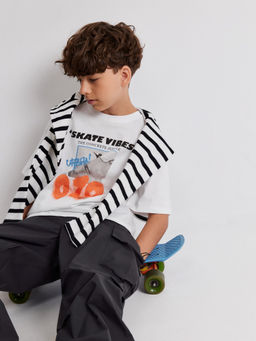 ACOOLA / Футболка детская для мальчиков Meringue белый