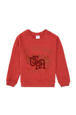Erkek _ocuk G_l Kurusu Bisiklet Yaka Sweatshirt