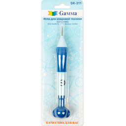 Gamma SK-311 Игла для ковровой техники сталь пластик 1 шт в блистере средняя (1.6 мм)  фото 4