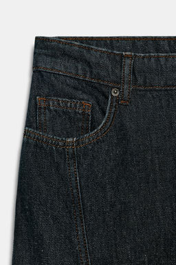 ZW COLLECTION WIDE-LEG MID-WAIST JEANS - Zara фото 7