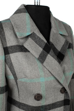 Пальто женское демисезонное (пояс) - El podio фото 12