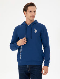 Мужской свитшот цвета индиго Неожиданная скидка в корзине