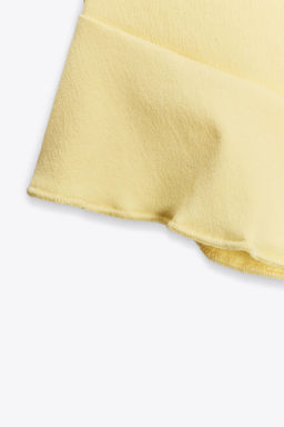 TEXTURED RUFFLE TOP - Zara фото 9