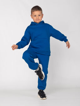 Костюм детский футер 3-х нитка начес пенье Бейби стайл СИНИЙ НЕОН 3 - Domtrik фото 8