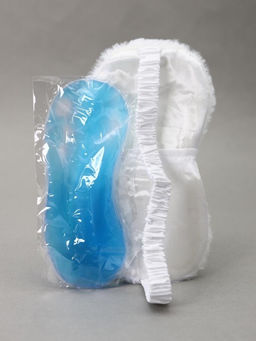 Маска для сна гелевая "Soft dreams", white