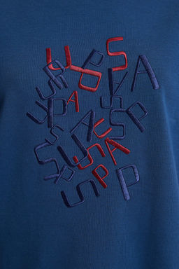 Kad_n A__k Lacivert Bisiklet Yaka Ti__rt - U.s. polo assn фото 6