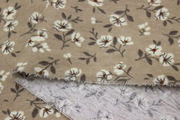 Теплый хлопок Сесилия цв.латте, ш.1.5м, хлопок-100%, 150гр/м.кв - Купава фото 2